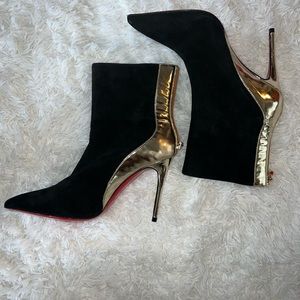 Christian Louboutin Delicotte 100 suede ankle boots (NWOT)